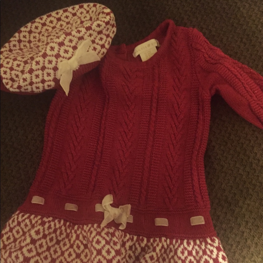 Holiday Sweater & Matching Hat Maggie & Zoe
